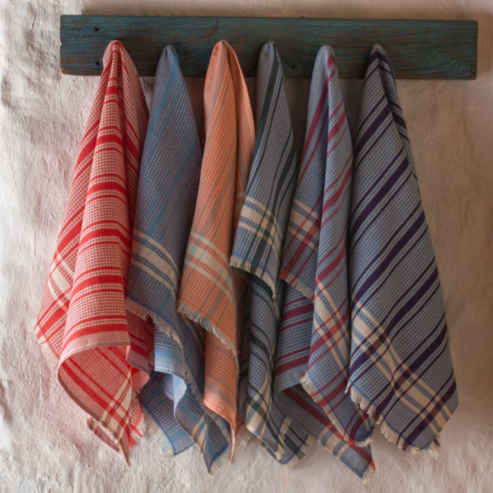 loom.ist - Wholesale Tea Towel - Checkered Cotton Tea Towel