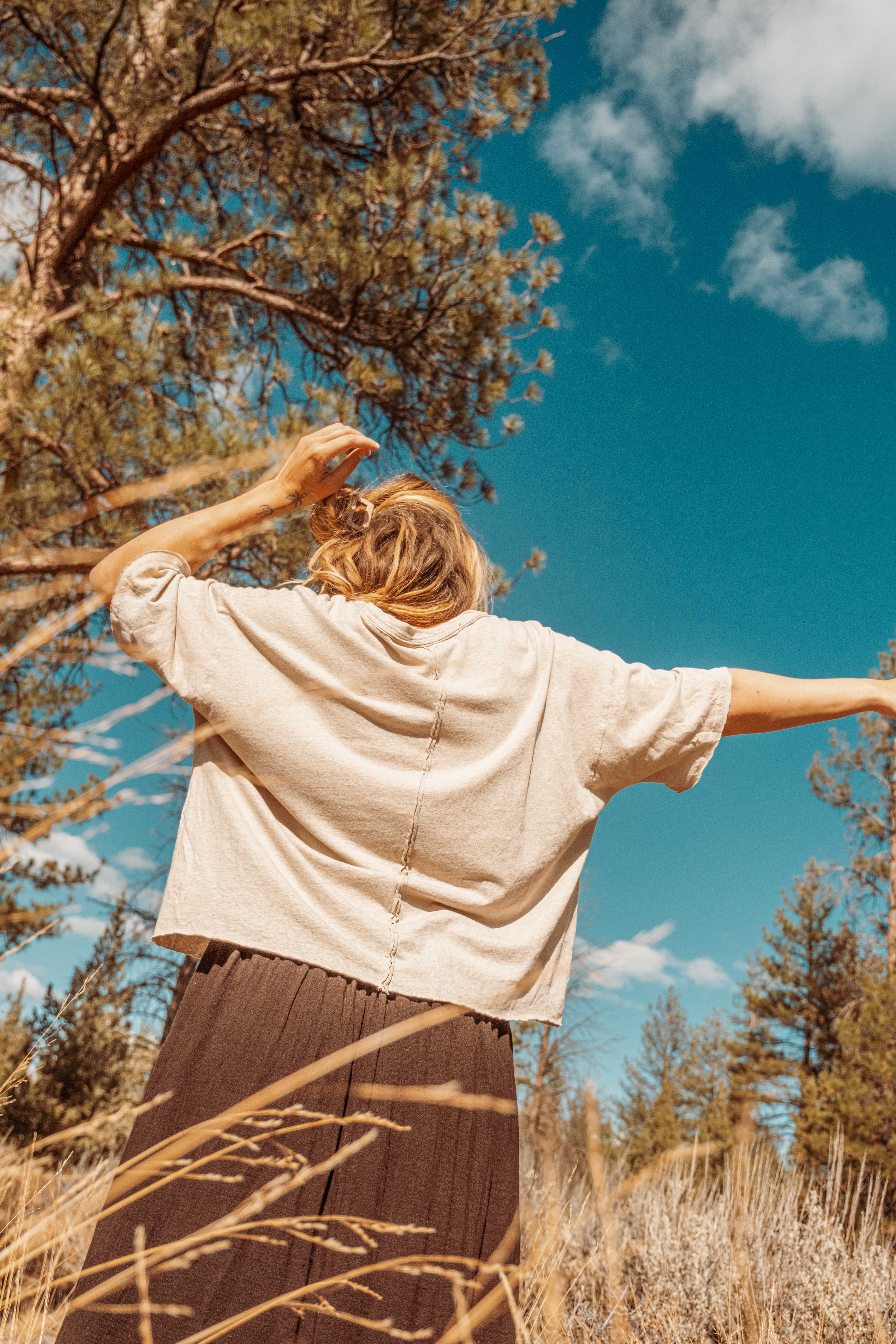 Chanvre non blanchi T-shirt CROP en coton biologique Hemp Blank Eco Unisexe TOP en vente sur Faire6
