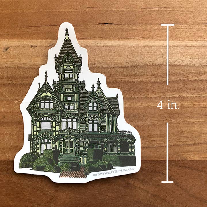 Victoriansk - Carson Mansion STICKER for engroshandel hos Lynn-oleum