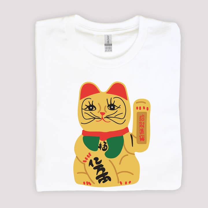 LUCKY CAT unisex graphic t-shirt
for wholesale by Little Sumo