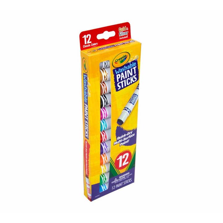 Really Big Coloring Books | ColoringBook.com - Wholesale Paint Set - Crayola 12 Count Washable Paint Sticks