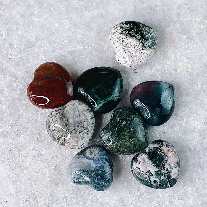 Intuitively Chosen Petite Spirit Jasper Pocket Heart for wholesale by Wild Alabaster