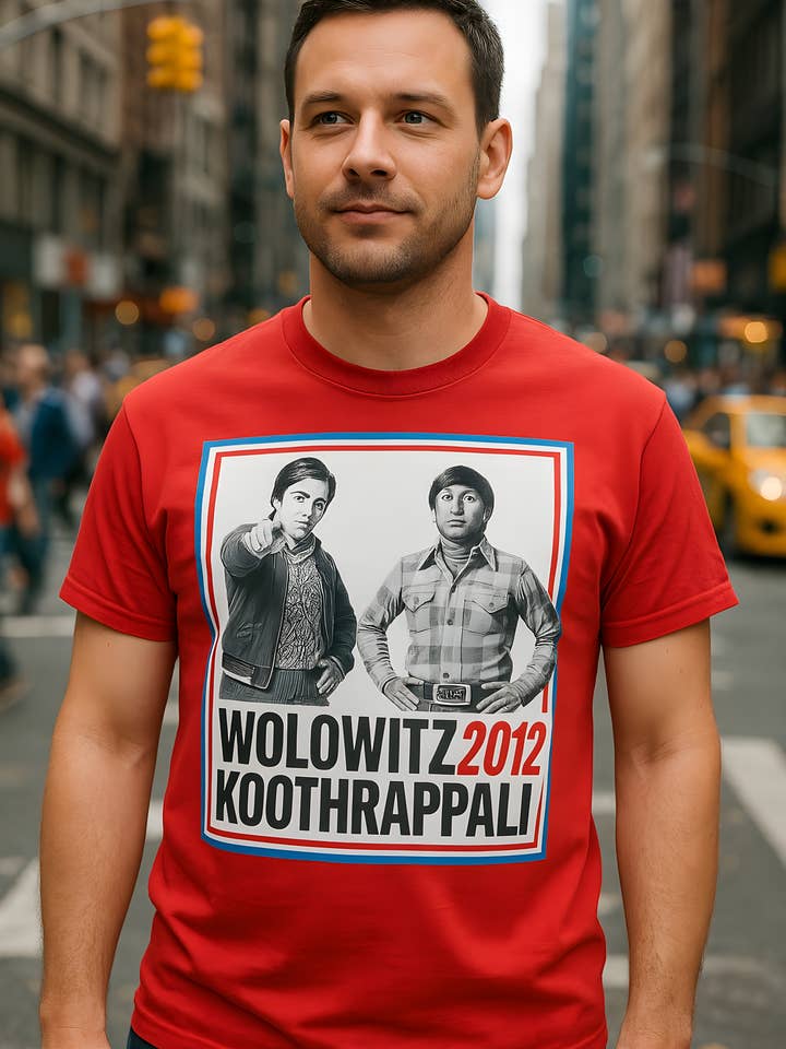 Official Store - Vendita all'ingrosso Maglietta serigrafata - Uomo - Big Bang Theory - Elezioni 2012 Maglietta Premium Morbida da Uomo3