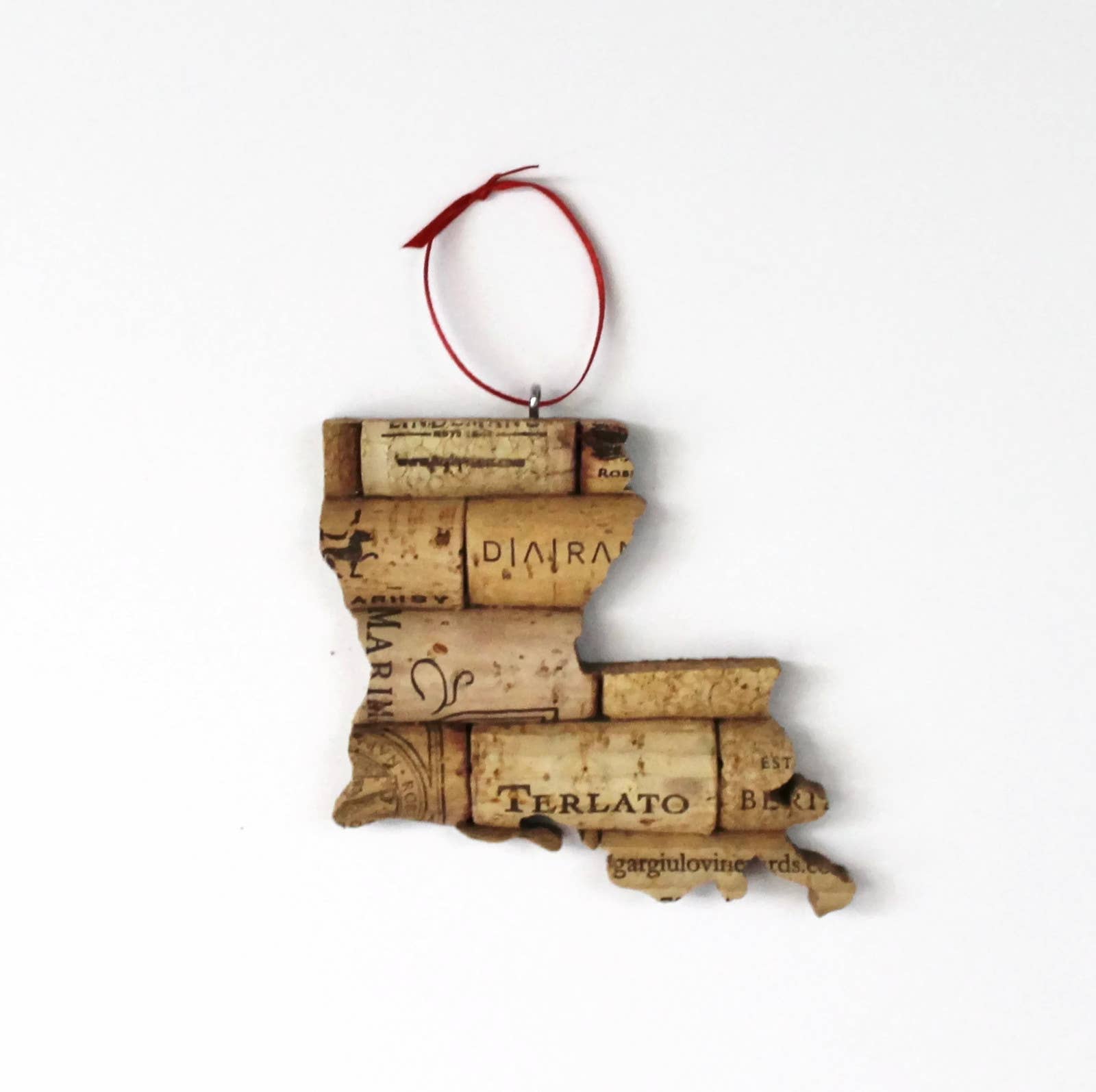 Desert Coastal Studios - Wholesale Ornament - Pick Your State Wine Cork Ornament - Gift for Wine Lover5