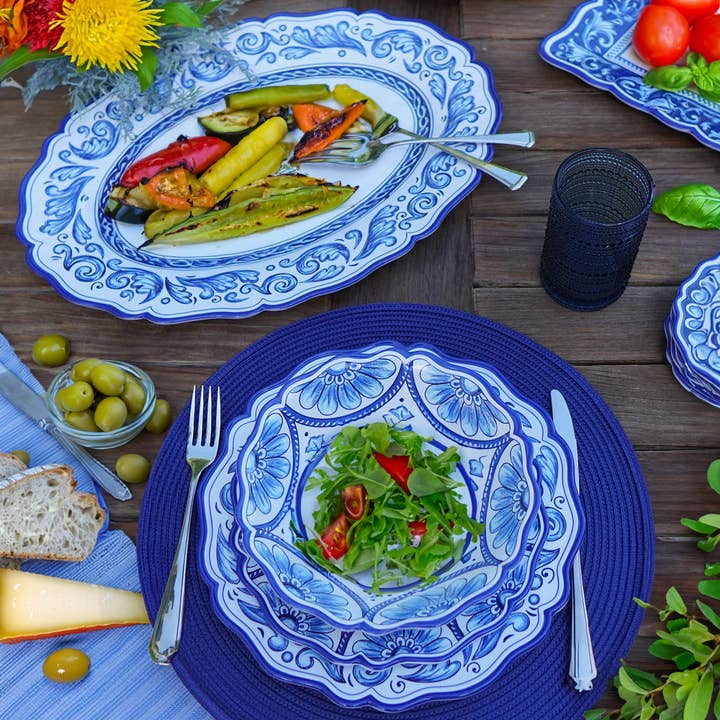 Certified International - Wholesale Platter - Veranda 100% Melamine Oval Platter 18in x 13.5in (750 Grams)4