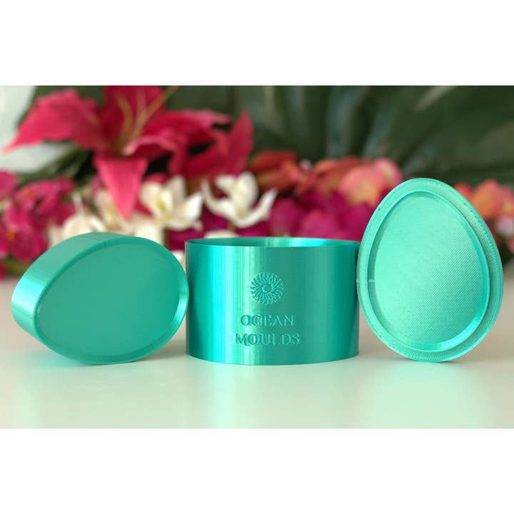 Ocean Moulds – wholesale Bath bomb/fizz – FLAT EGG Shampoo Bar / Bath Bomb Mould - 3D Printed Mold1