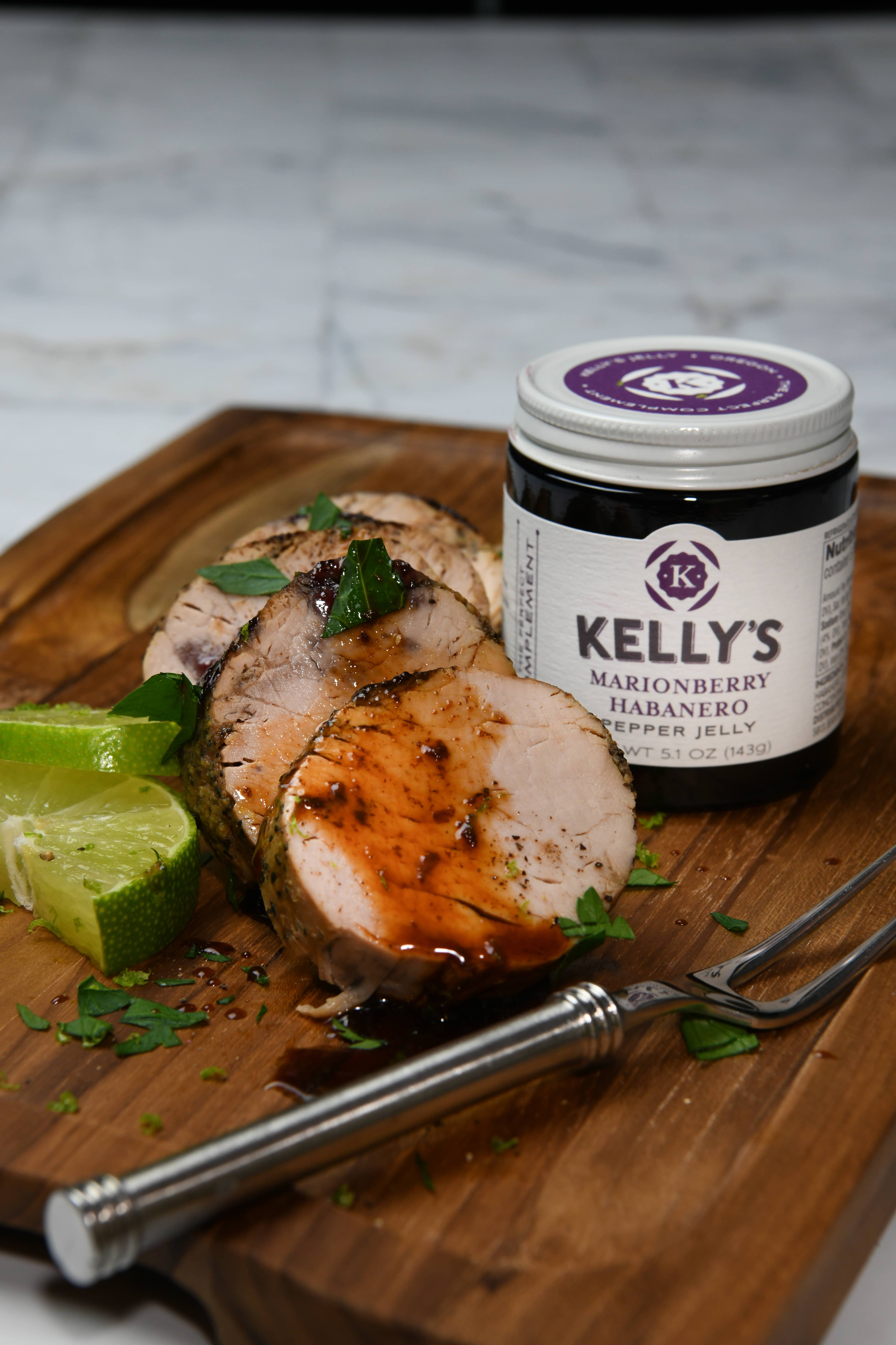 Kelly's Jelly - Vente Confiture/gelée - Gelée de piment habanero aux marionberries de Kelly 5 oz1
