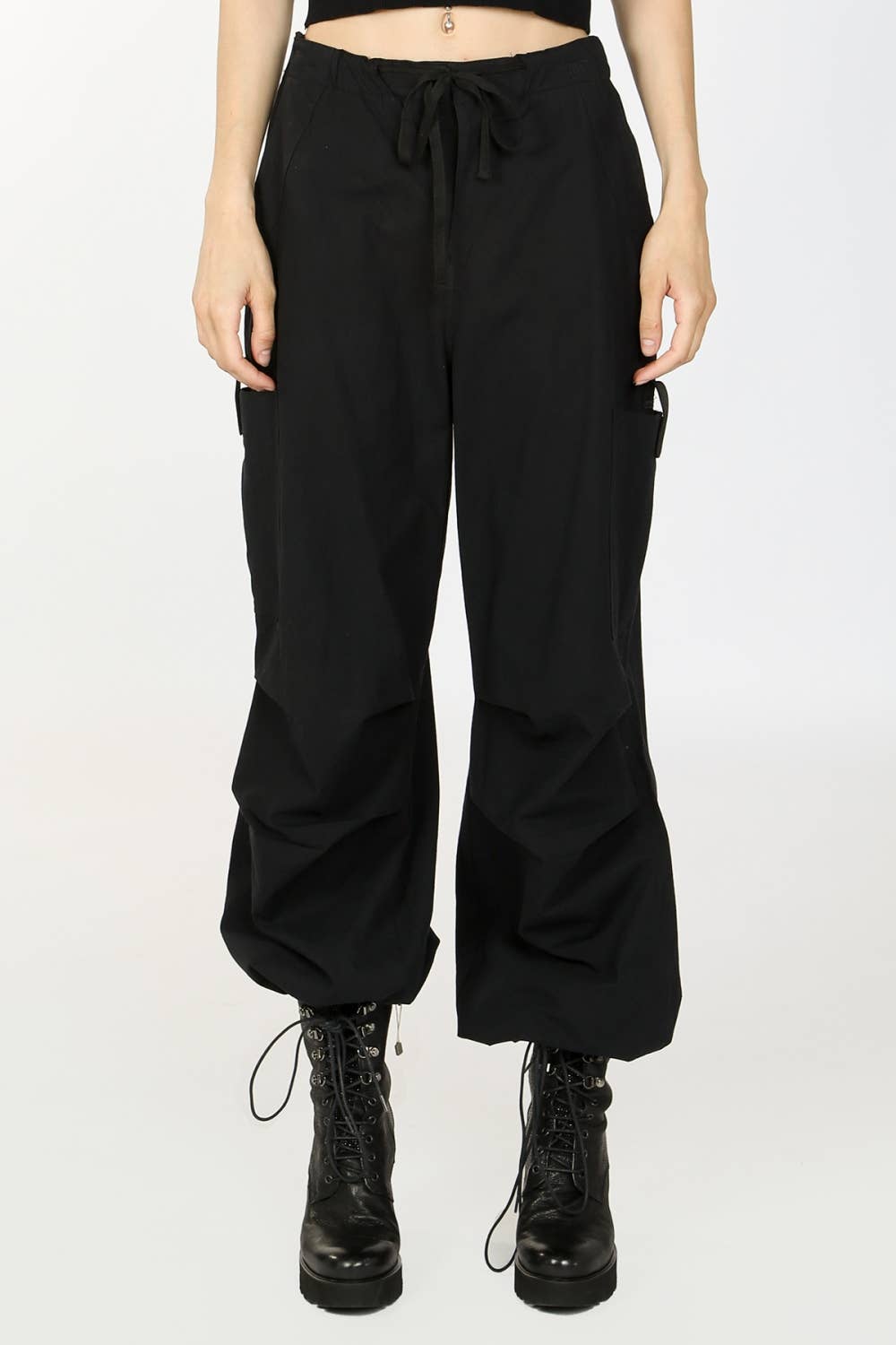 Beulah Style - Venta al por mayor Pantalones - Mujer - Pantalones Cargo Holgados de Tiro Alto MC70522