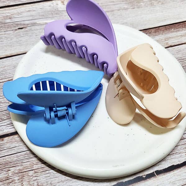 Matte Color Hair Claw Clip for wholesale by Funteze