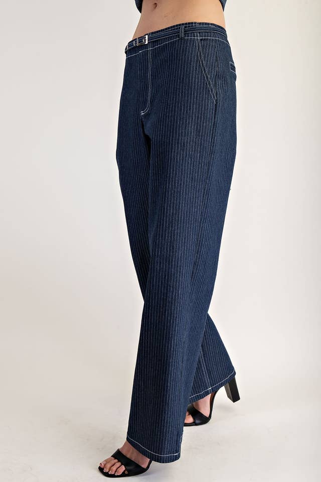 EP6575 STRETCH STRIPE DENIM PANTS for wholesale on Faire
