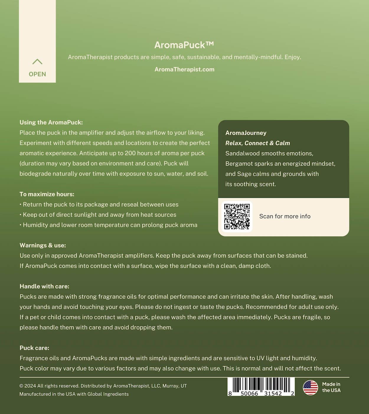 AromaTherapist – wholesale Påfyllning till doftdiffusor – S.L.A.M. AromaPuck3