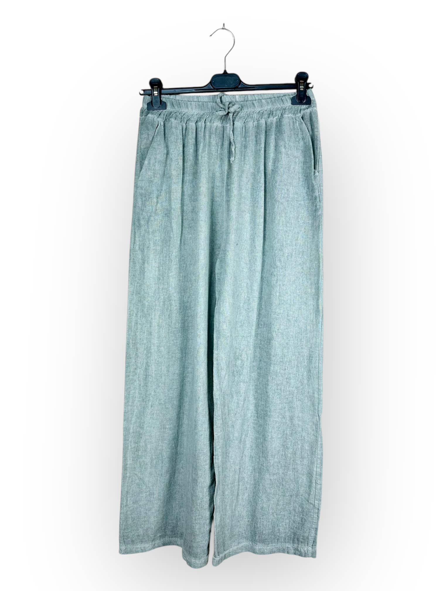 Lucky Nana - Wholesale Pants - Women's - SP 80374 - PLAIN LINEN AND COTTON PANTS4