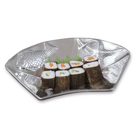 India Handicrafts Inc – wholesale Decorative plate/dish/bowl – Alum Star Fish Dish3