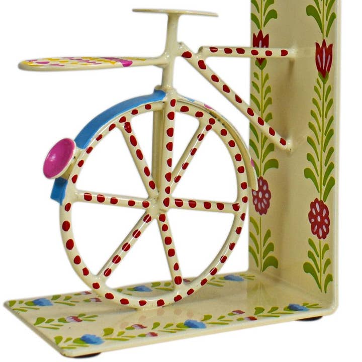 Shared Earth – Großhandel Buchstütze – Buchstützen Metall, Fahrrad, 21 x 18,5 x 6,5 cm2