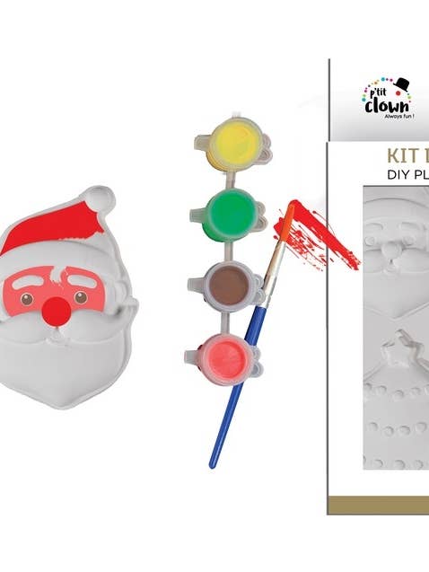 DIY Set mit 3 weihnachtlichen Gipsdekorationen zum Aufhängen für den Großhandel von P'tit Clown