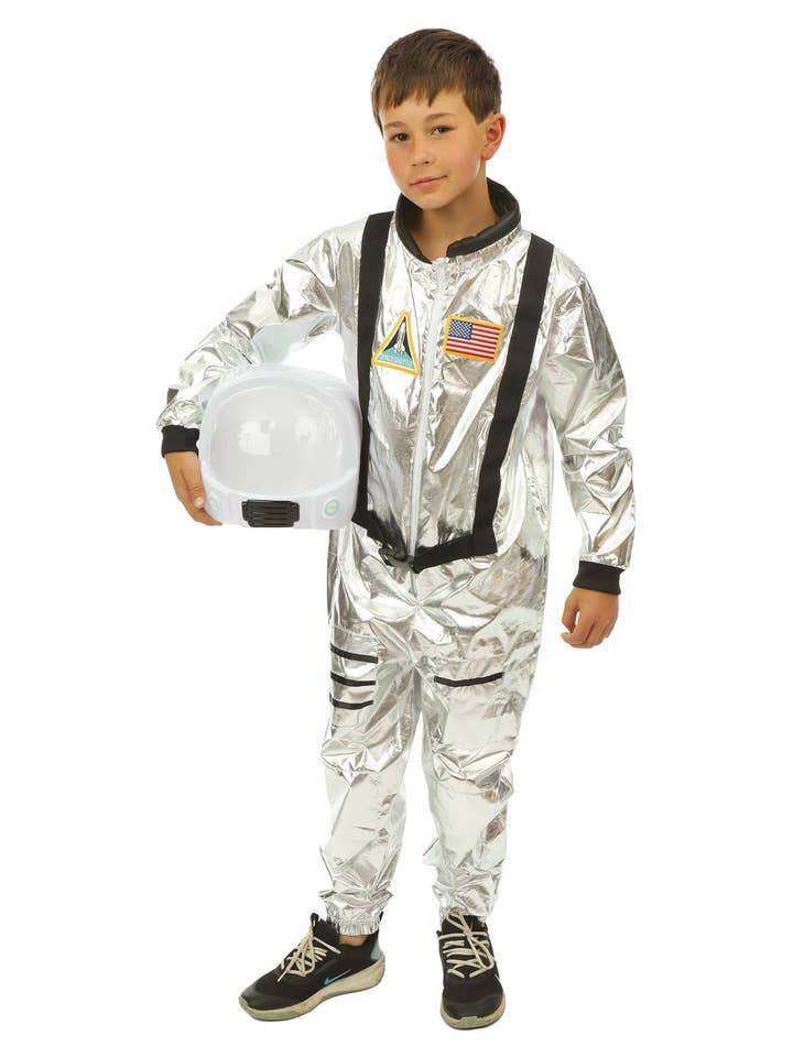 Costume Astronaute - Argent - Enfant - 5/6 Ans pour la vente par P'tit Clown