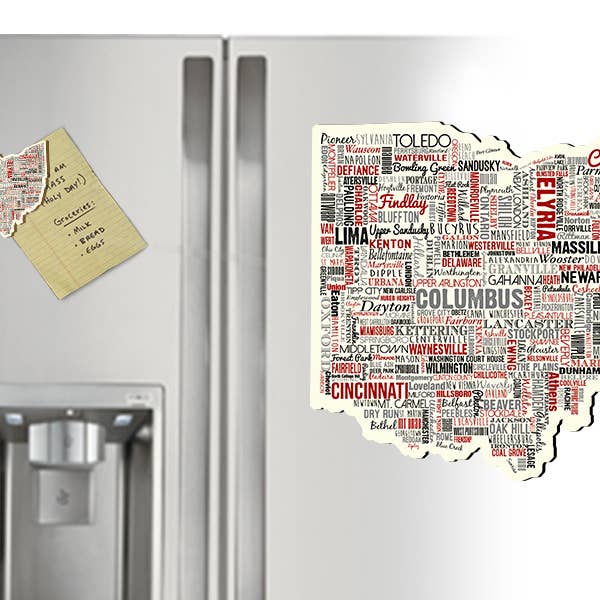 Nelson Gifts Wholesale - Wholesale Magnet - Cities of Ohio State Magnet