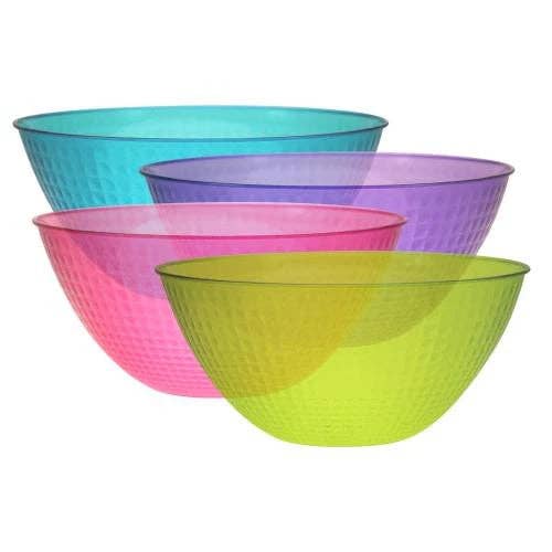 EcoQuality – wholesale Serving bowl – 100oz Assorted Tint Pixel Bowl | Stylish & Durable Serving Bowl0