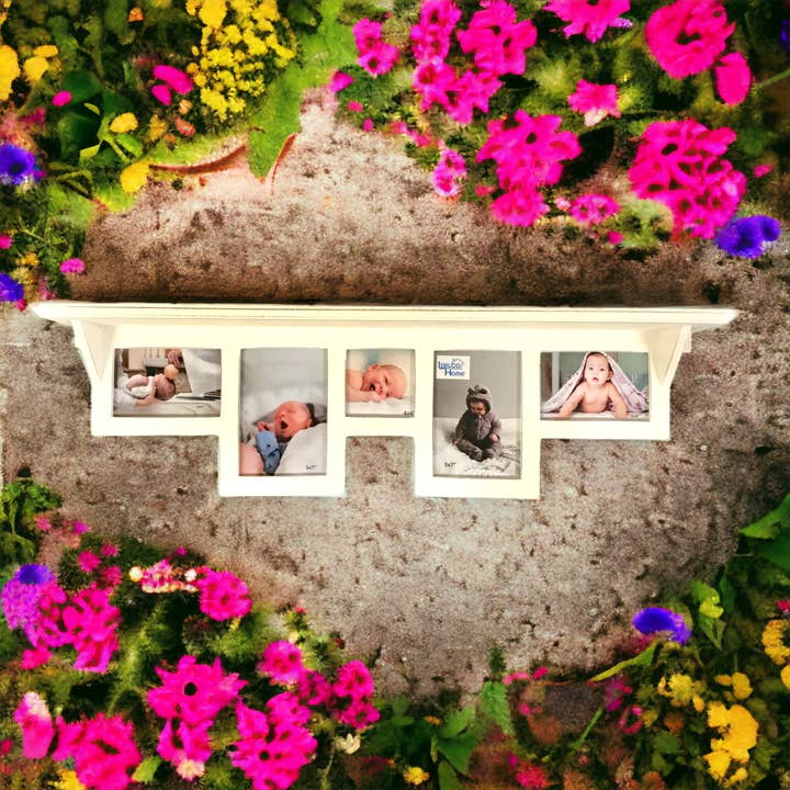 Chesapeake Collage 5 Photo Wall Frame Display Shelf (Copy) for wholesale by Wilco Home