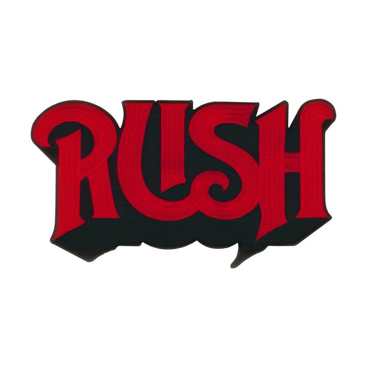 Back Patch - Rush - Logo - 10.63" Wide for wholesale by Square Deal Recordings & Supplies