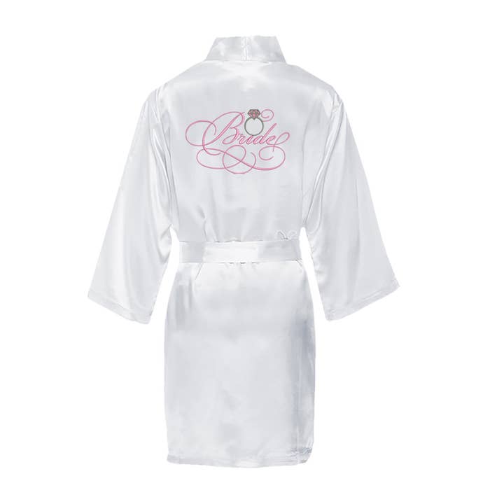 Bridal Satin Robe med vigselring för wholesale av Classy Bride