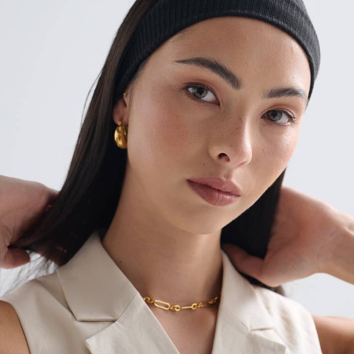 Angels Whisper Accessories - Wholesale Fashion Headband - Women's - Solid Basic Ribbed Headband - Black1