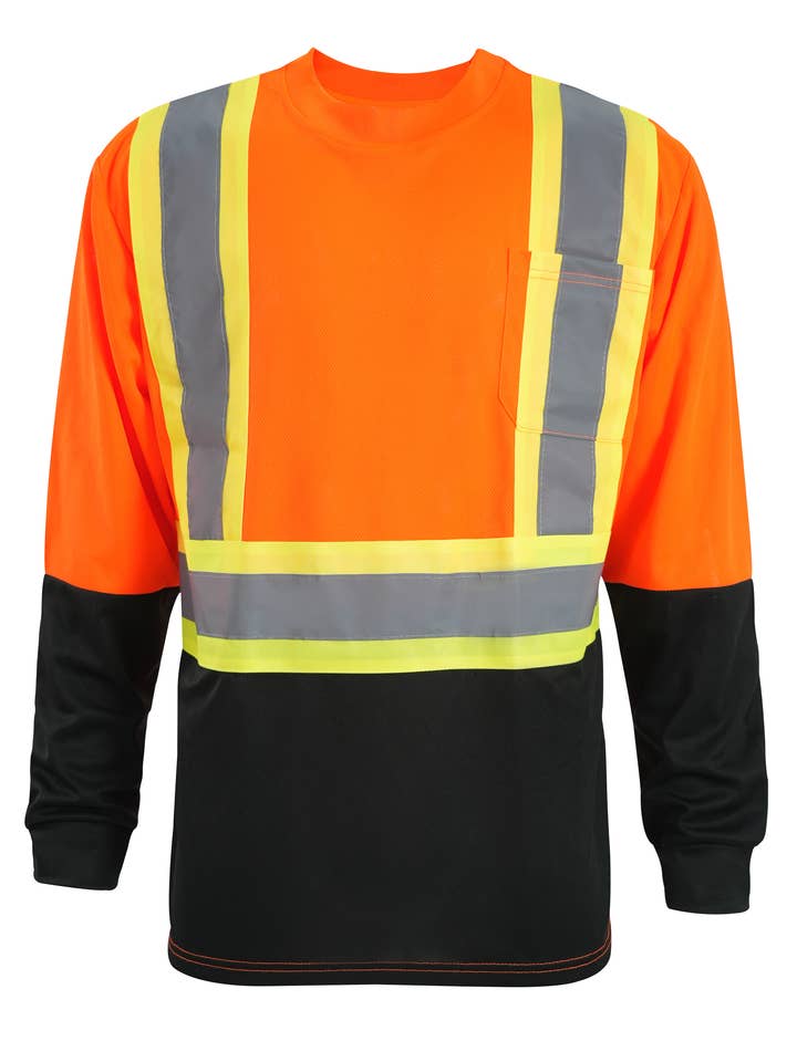 LeeHanTon - Wholesale T-Shirt - Men's - HIGH-VIS Safety Long Sleeve Shirt6