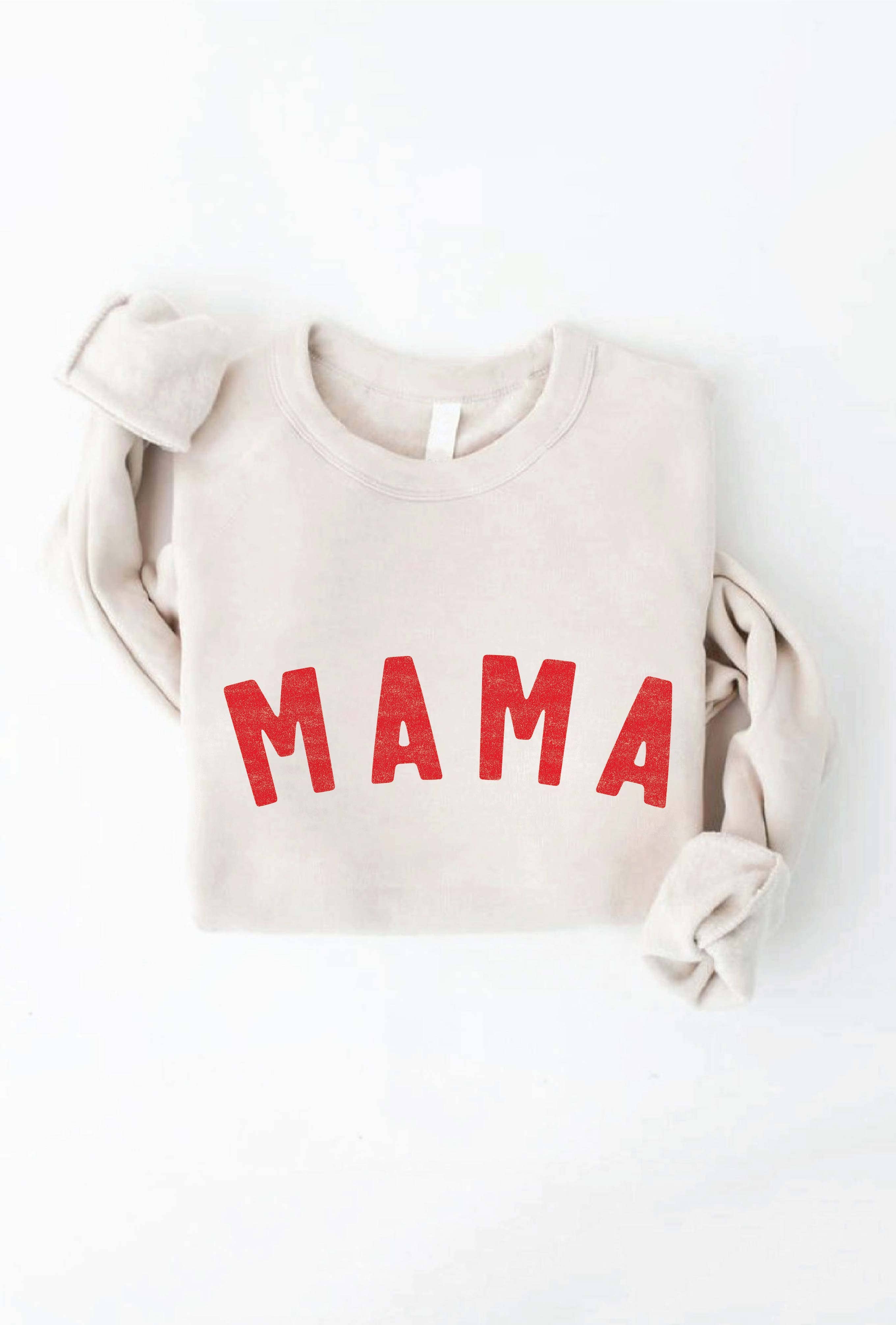 OAT COLLECTIVE - Vente Sweat-shirt à imprimés – femme - Chandail à motif graphique MAMA - Vêtements d'intérieur15
