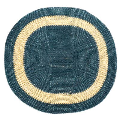 Blauwe rechthoekige tafelset voor wholesale door B A O B A B - Maison