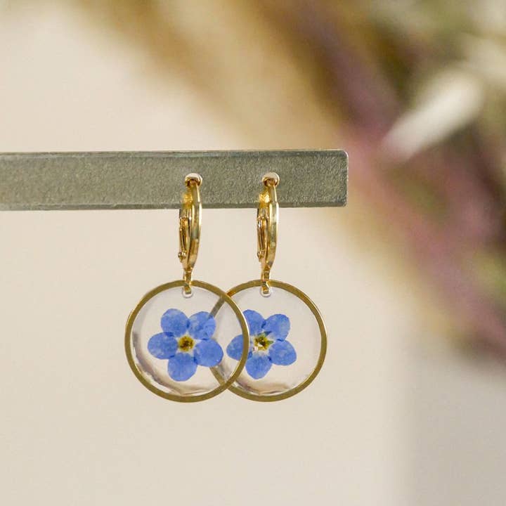 Forget me not Earrings für den Großhandel von NaturoTheke