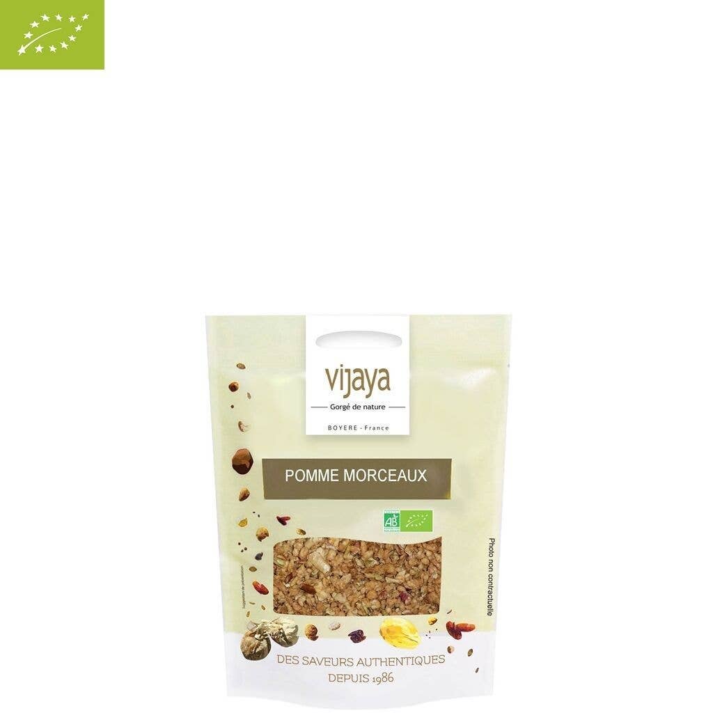 VIJAYA - SAS J.L. BOYERE – wholesale Torkad frukt – Torkade äppelbitar - ITALIEN - 125 g - Ekologiska*0