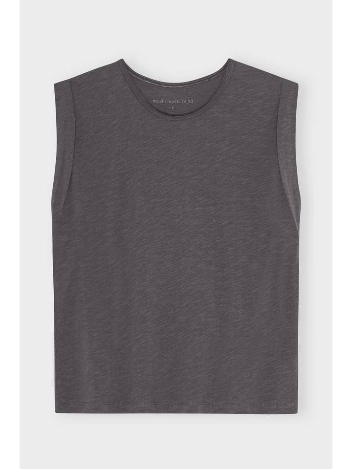 dark grey accept tank top for wholesale on Faire1