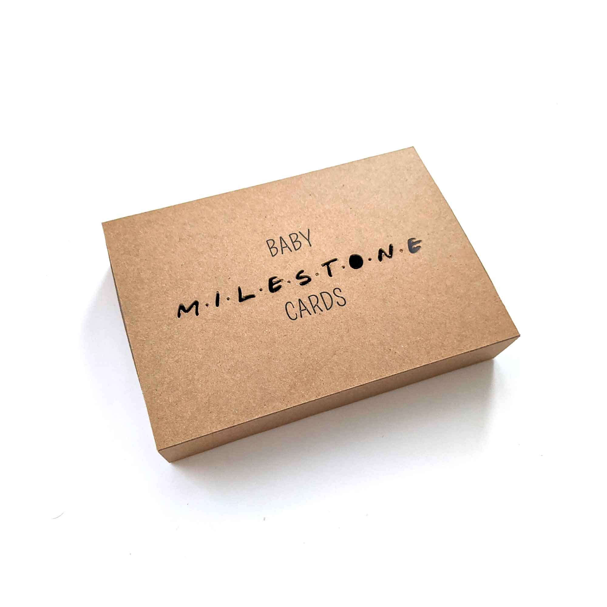 Aces and O's - Wholesale Milestone Art/Keepsake - Kids & Baby - Friends Theme Baby Milestone Card Set1