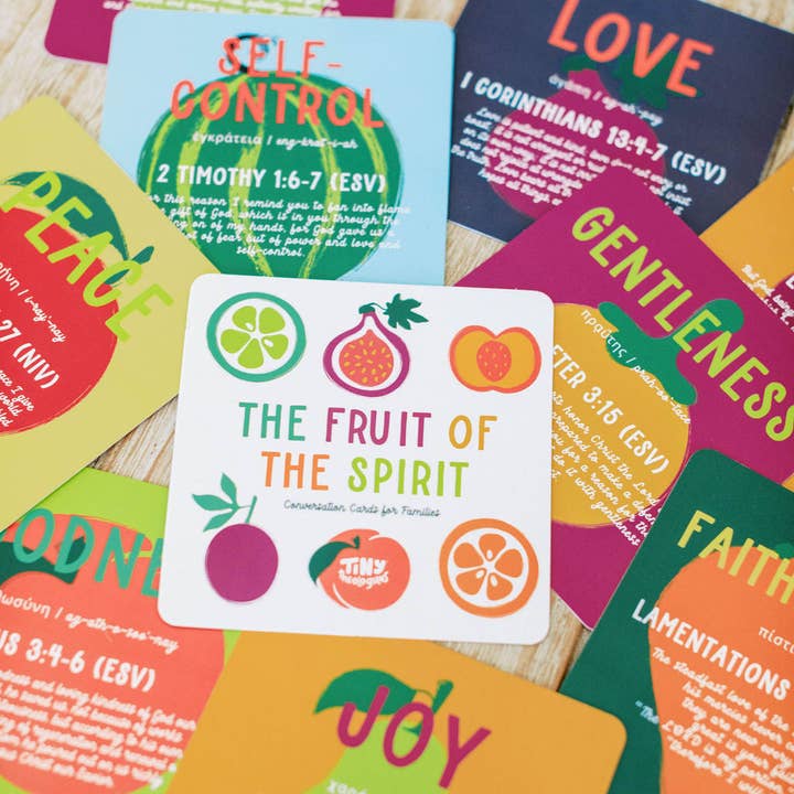 Tiny Theologians - Wholesale Learning Cards - Kids & Baby - Fruit of the Spirit Cards for Kids16