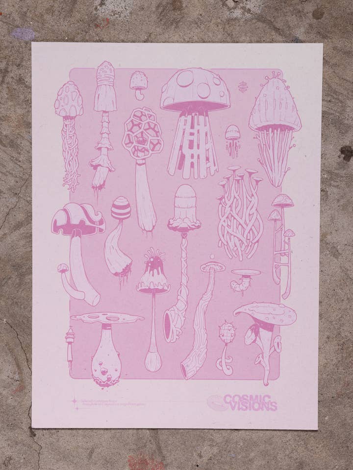 "Cosmic Visions," 10"x14" Art Print for wholesale by Daytime Friends