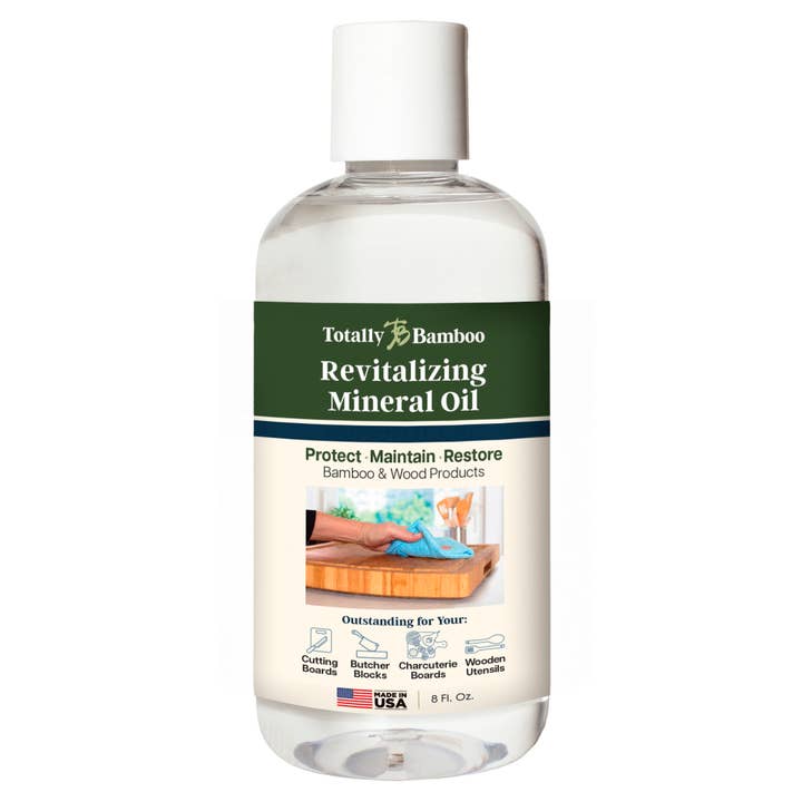 Totally Bamboo - Wholesale Cutting Board - Revitalizing Mineral Oil for Cutting Boards, 8 Oz.