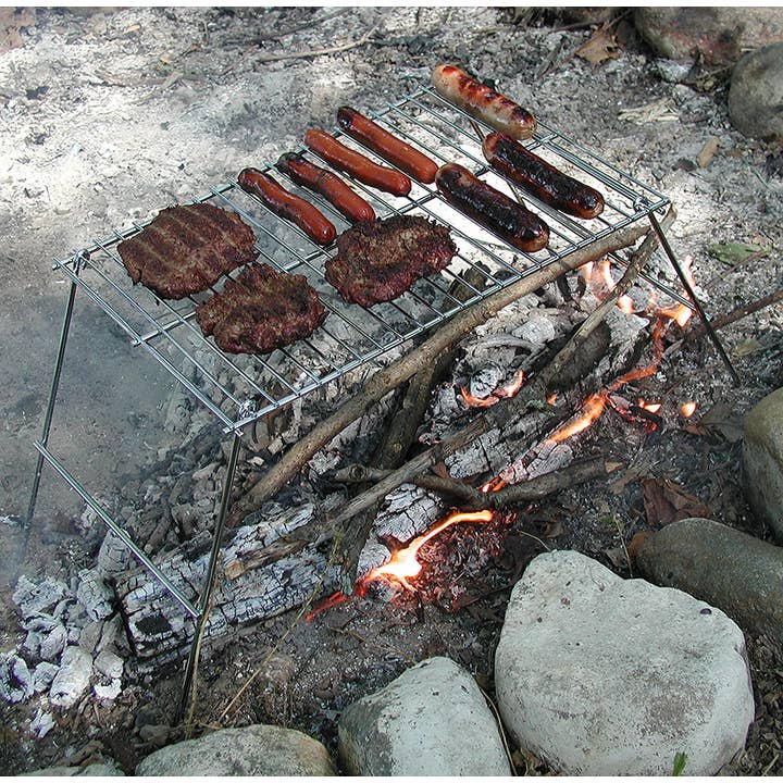 Rome Outdoor Cookware - Wholesale Outdoor Grill Tools - Pioneer Camp Grill For Campfire Cooking by Rome #128