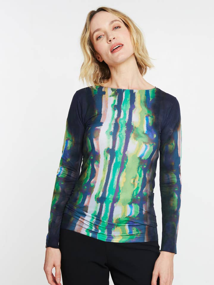 Celebration Second Skin Raw Edge Top for wholesale by AMB Designs