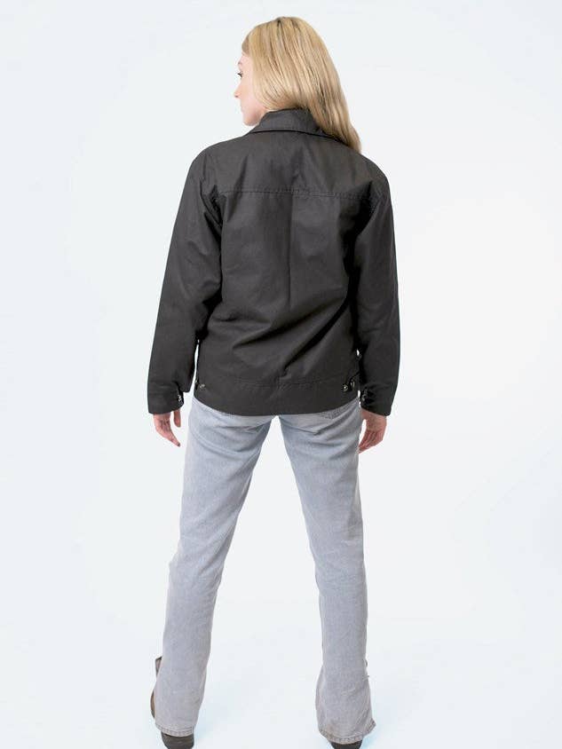Unisex Oilskin Bomber Jacket for wholesale by Claybourn