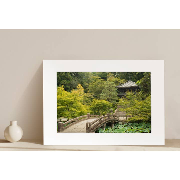 Garden Temple Matted Print - Fine Art Photography for wholesale by Hayden Photography