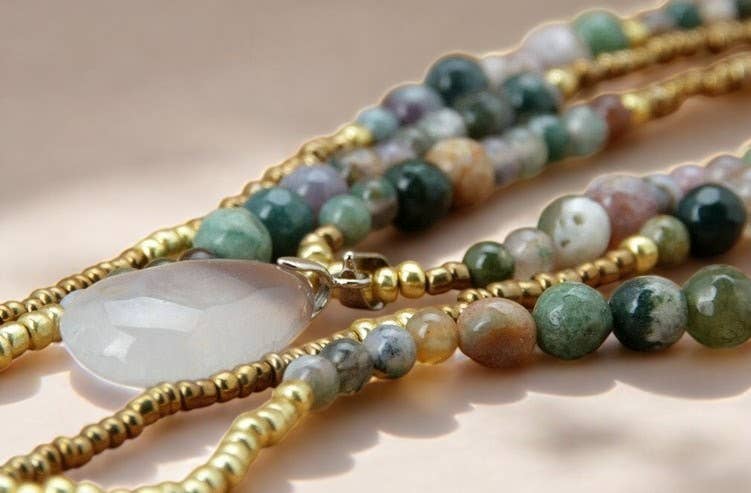 Cape Diablo - Wholesale Beaded/Pearl Necklace - Native 3 Layered Necklace4