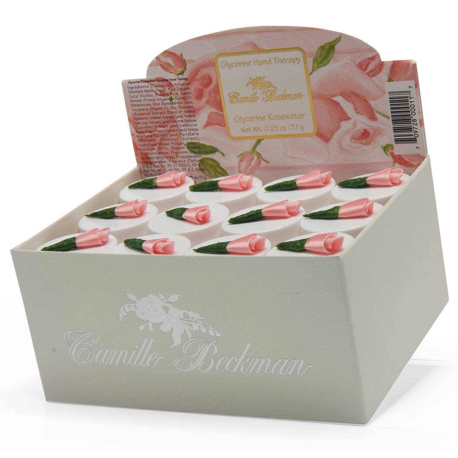 Camille Beckman - Wholesale Hand Cream/Lotion - Glycerine Rosewater Glycerine Hand Therapy mini jars1
