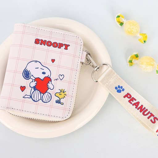 K-Wonderland - Wholesale Wallet - Women's - Peanuts Snoopy Strap Wallet Purse6