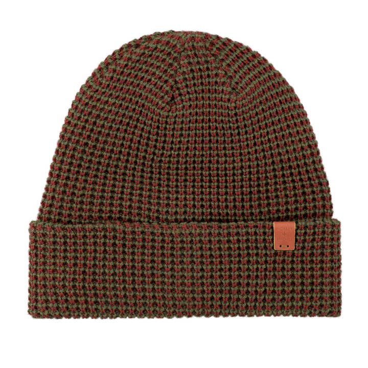 1010-01-12 BEANIE BURGUNDY for wholesale by BICKLEY + MITCHELL AMSTERDAM