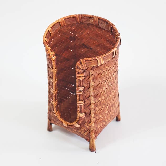 Porte-stylo en bambou fait main, support tissé à la main, bureau pour la vente par HandiPassion - Vietnamese Handicraft Manufacturer