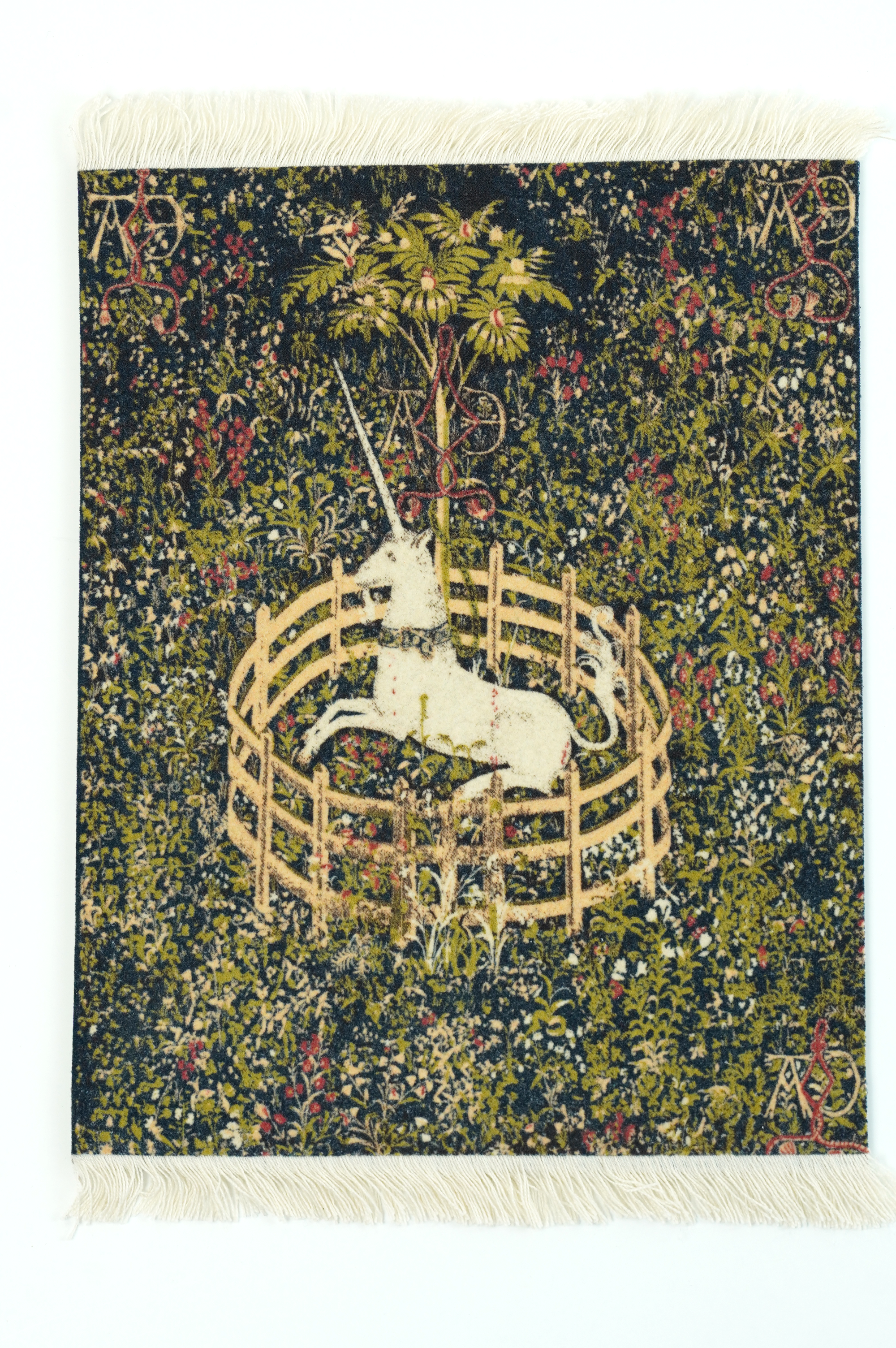 Mouse Rug - Wholesale Muismat - De eenhoorn rust in een tuinmuiskleed0