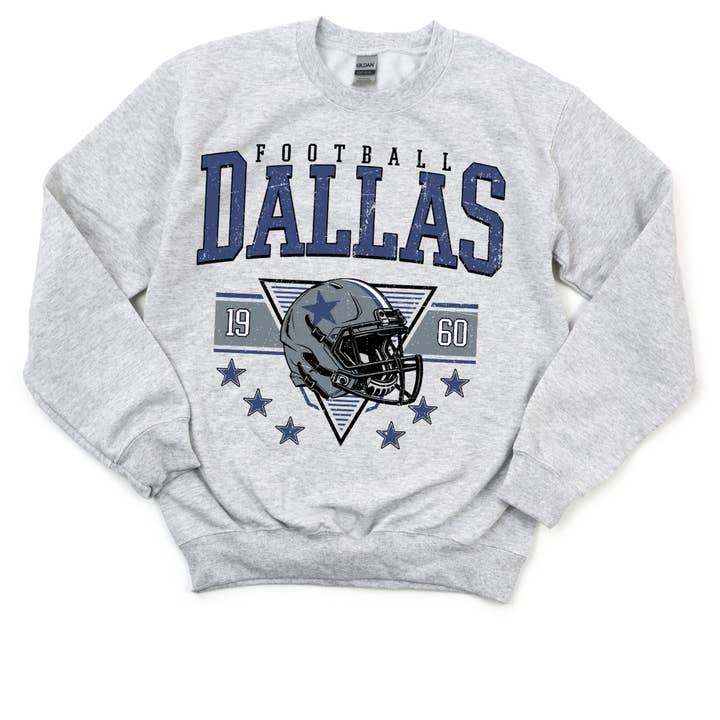 Vintage Dallas Football Sweatshirt for wholesale by SimplyKnotCo