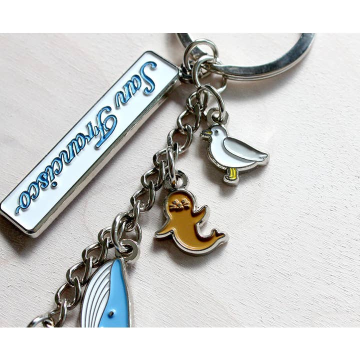 Tomoko Maruyama - Wholesale Keychain - Unisex - San Francisco Silver Keychains4