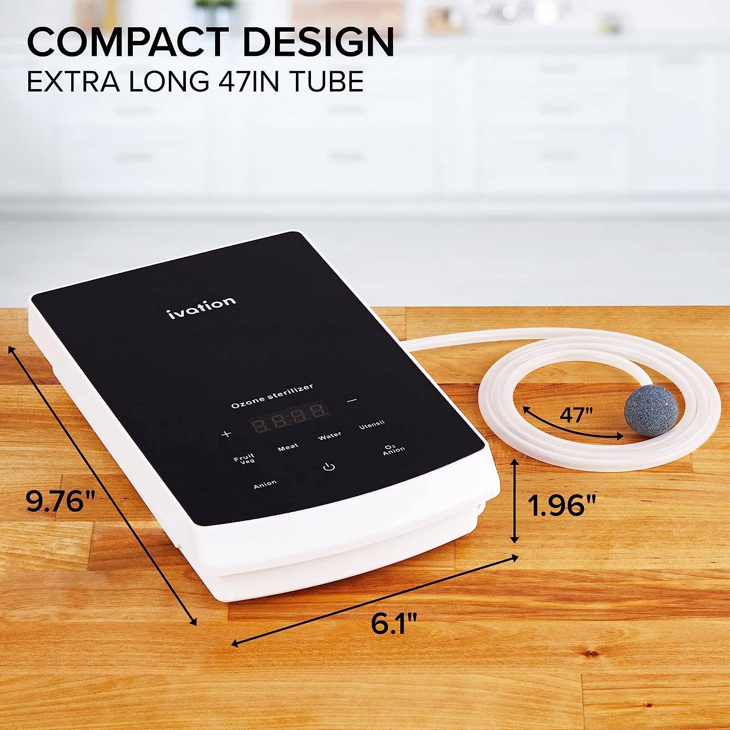 Ivation - Vente Purificateur d'air - Générateur d’ozone portable polyvalent pour air et eau6