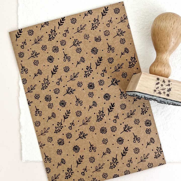 Der kleine Sperling - Wholesale Rubber/Decorative Stamp - Stamp Sample Stamp Little Flower | DIY Wood Stamp Background Stamp Flowers2